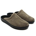 Rohde slipper beige ribfluweel 2787